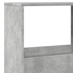Berkfield Home Classic Bookcase Concrete Grey 100x33x155.5 cm Engineered Wood - thumbnail 7