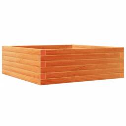 Berkfield Home Decorative Garden Planter Wax Brown 70x70x23 cm Solid Wood Pine - Size: 70 x 70 x 23 cm - thumbnail 7