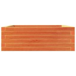 Berkfield Home Decorative Garden Planter Wax Brown 70x70x23 cm Solid Wood Pine - Size: 70 x 70 x 23 cm - thumbnail 5
