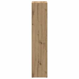 Berkfield Home Book Cabinet Artisan Oak 66x30x130 cm Engineered Wood in Brown - Size: 66 x 30 x 130 cm - thumbnail 6