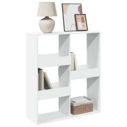 Berkfield Home Room Divider White 100x33x115 cm Engineered Wood - Size: 100 x 33 x 115 cm - thumbnail 3