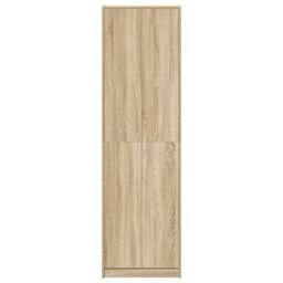Berkfield Home Wardrobe Sonoma Oak 55x25x189 cm Engineered Wood in Brown - Size: 55 x 25 x 189 cm - thumbnail 6