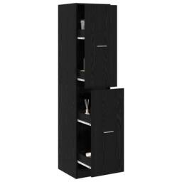 Berkfield Home Apothecary cabinet Black Oak 40x41x174.5 cm Engineered Wood - thumbnail 3
