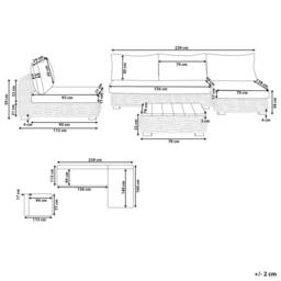 Wyld and Coco Veranda Grey Wicker Garden Conversation Set with Mahogany Coffee Table in White - thumbnail 3