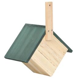 Berkfield Home Bird Houses 4 pcs 24x16x30 cm Firwood in Beige - Size: 24 x 16 x 30 cm - thumbnail 5