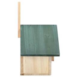 Berkfield Home Bird Houses 4 pcs 24x16x30 cm Firwood in Beige - Size: 24 x 16 x 30 cm - thumbnail 4