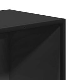 Berkfield Home Modern Book Cabinet Black 40x35x107.5 cm Engineered Wood - thumbnail 7