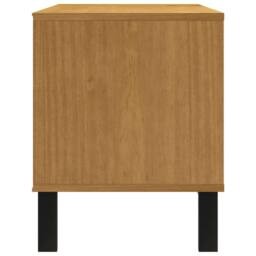 Berkfield Home TV Cabinet FLAM 110x40x50 cm Solid Wood Pine in Brown - Size: 110 x 40 x 50 cm - thumbnail 6