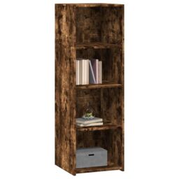 Berkfield Home Highboard Smoked Oak 40x41x124 cm Engineered Wood in Brown - Size: 40 x 41 x 124 cm - thumbnail 3