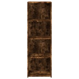 Berkfield Home Highboard Smoked Oak 40x41x124 cm Engineered Wood in Brown - Size: 40 x 41 x 124 cm - thumbnail 4