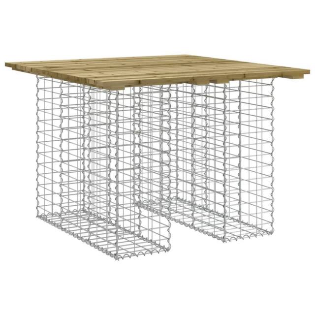 Berkfield Home Garden Bench Gabion Design 100x102x72 cm Impregnated Wood Pine in Brown - Size: 100 x 102 x 72 cm - image 1