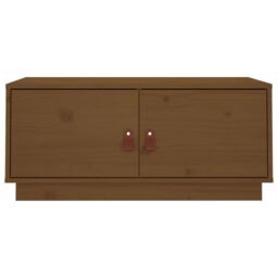 Berkfield Home Coffee Table Honey Brown 80x50x35 cm Solid Wood Pine - Size: 80 x 50 x 35 cm - thumbnail 2