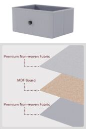 Home Discount Vida Designs Chorley 8 Drawer Chest Of Drawers UKFR Fabric Storage in Beige - thumbnail 5