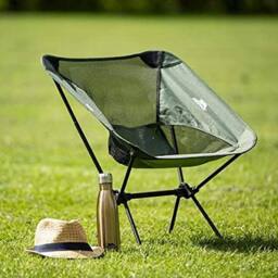 Trespass Perch Lightweight Portable Folding Chair in Olive - thumbnail 2