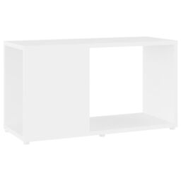 Berkfield Home TV Cabinet White 60x24x32cm Engineered Wood - Size: 60 x 24 x 32 cm - thumbnail 2