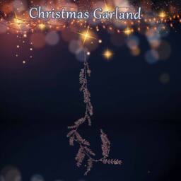 VFM e-Store Christmas Glitter Leaves Garland Decoration 150cm x 8cm Gold X 1 - Size: 150 cm x 8 cm - thumbnail 3