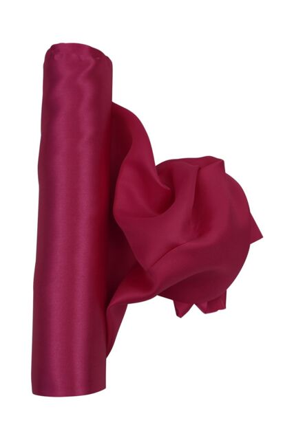 Neel Blue 20cm x 29cm Solid Satin Roll Large Fabric for Chair Sash Wedding Bouquet Décor Drapery in Fuchsia - Size: 20 cm x 29 cm - image 1