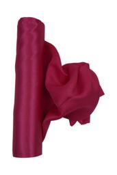 Neel Blue 20cm x 29cm Solid Satin Roll Large Fabric for Chair Sash Wedding Bouquet Décor Drapery in Fuchsia - Size: 20 cm x 29 cm - thumbnail 1