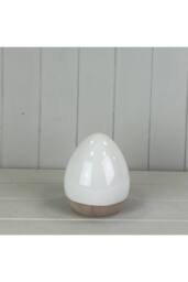 KDMD Timeless Sculptural Ceramic White Egg