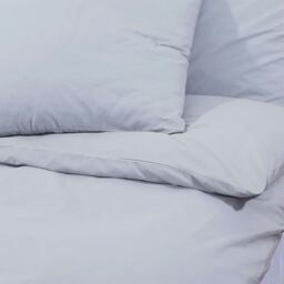Berkfield Home Duvet Cover Set Grey 260x220 cm Cotton - thumbnail 7