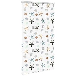 Berkfield Home Shower Roller Blind with Cassette 130x240 cm Fabric Width 126 cm in Black - thumbnail 3
