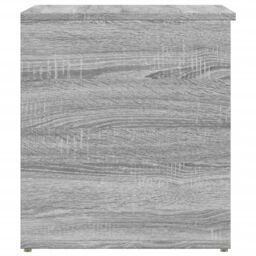 Berkfield Home Storage Chest Grey Sonoma 84x42x46 cm Engineered Wood - Size: 84 x 42 x 46 cm - thumbnail 5
