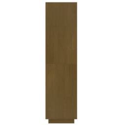 Berkfield Home Book Cabinet/Room Divider Honey Brown 40x35x135 cm Solid Pinewood - Size: 40 x 35 x 135 cm - thumbnail 6