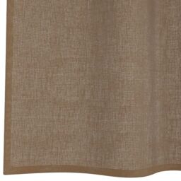 Berkfield Home Voile Curtains with Loops 2 pcs Light Brown 140x175 cm - thumbnail 6