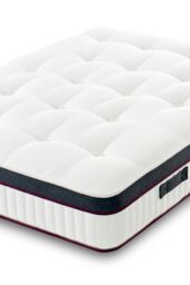 The Shire Bed Company Mode 2000 Count Pocket Sprung Tufted Mattress in White - Size: Single - thumbnail 2