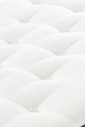 The Shire Bed Company Mode 2000 Count Pocket Sprung Tufted Mattress in White - Size: Single - thumbnail 5