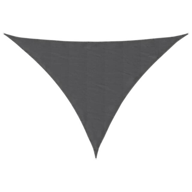 Berkfield Home Sunshade Sail Oxford Fabric Triangular 3x3x4.24 m Anthracite in Charcoal - image 1
