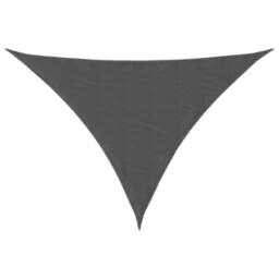 Berkfield Home Sunshade Sail Oxford Fabric Triangular 3x3x4.24 m Anthracite in Charcoal