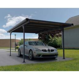 Palram Carport Verona 5000 - Polycarbonate - L504 x W299 x H217 cm - Grey - thumbnail 2