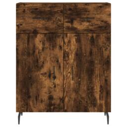 Berkfield Home Sideboard Smoked Oak 69.5x34x90 cm Engineered Wood in Brown - thumbnail 6
