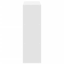 Berkfield Home Bookcase White 102x32x102 cm Engineered Wood - Size: 102 x 32 x 102 cm - thumbnail 5