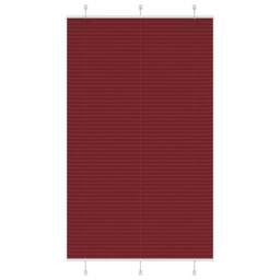 Berkfield Home Pleated Blind Bordeaux Red 120x200 cm Fabric Width 119.4 cm Polyester - thumbnail 2