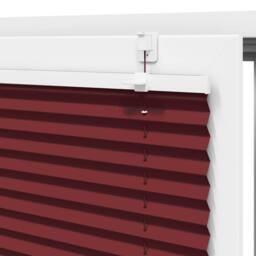 Berkfield Home Pleated Blind Bordeaux Red 120x200 cm Fabric Width 119.4 cm Polyester - thumbnail 9