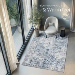 tectake Vintage Rug Amara 160 X 230 Cm - Blue - Size: 160 cm x 230 cm - thumbnail 7