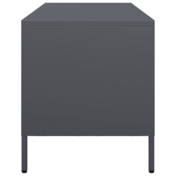 Berkfield Home TV Cabinet Anthracite 101.5x39x43.5 cm Cold-rolled Steel - thumbnail 6