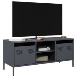 Berkfield Home TV Cabinet Anthracite 101.5x39x43.5 cm Cold-rolled Steel