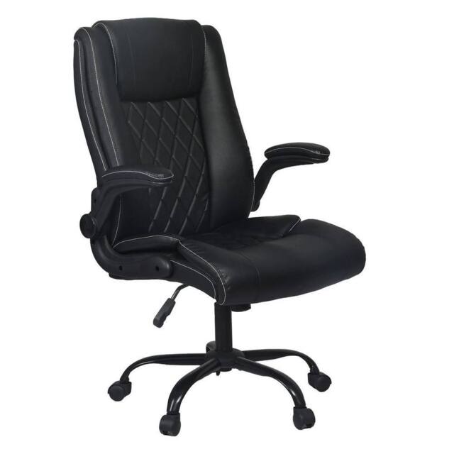 Kelvenix Executive Office Chair PU Leather in Black - Size: 0.6m2 - image 1