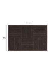 JVL Mud Grabber Spaghetti Scraper Doormat 40x60cm Brown Square - Size: 40 cm x 60 cm - thumbnail 5