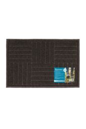 JVL Mud Grabber Spaghetti Scraper Doormat 40x60cm Brown Square - Size: 40 cm x 60 cm - thumbnail 6