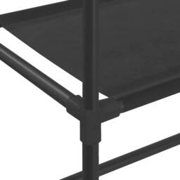 Berkfield Home 3-Tier Storage Rack over Laundry Machine Black 69x28x169 cm - Size: 69 x 28 x 169 cm - thumbnail 7