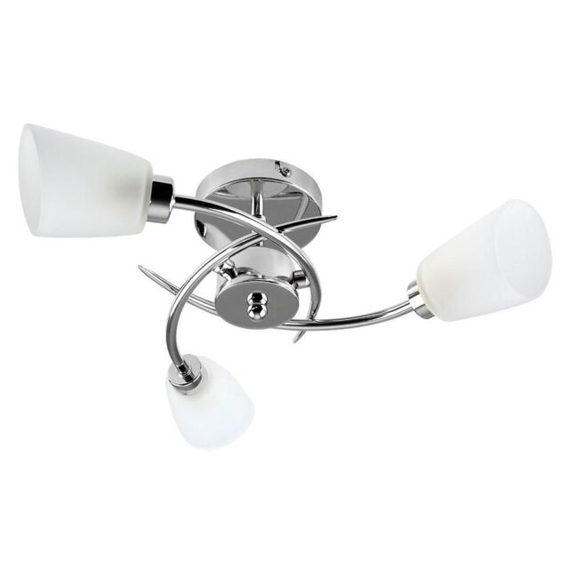 ValueLights Kavio 3 Way Silver Ceiling Bar Light - image 1
