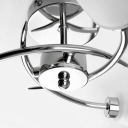 ValueLights Kavio 3 Way Silver Ceiling Bar Light - thumbnail 4