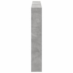Berkfield Home Headboard Cabinet with LED Concrete Grey 160x17x102 cm - Size: 160 x 17 x 102 cm - thumbnail 7