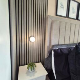 CGC Lighting 'Macie' Black & White Opal Globe LED Rechargeable Magnetic USB Reading Bedside Wall Light Pull Cord Switch - thumbnail 2