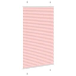 Berkfield Home Pleated Blind Pink 75x100 cm Fabric Width 74.4 cm Polyester - thumbnail 4