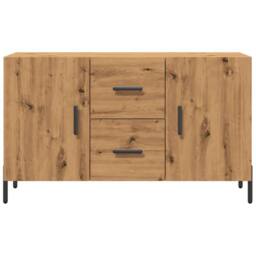 Berkfield Home Sideboard Artisan Oak 100x36x60 cm Engineered Wood in Brown - Size: 100 x 36 x 60 cm - thumbnail 4